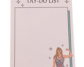Tay-Do List Notepad – 50 Page Swiftie To-Do List Pad Birthday Gift