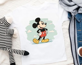 Mickey Mouse Shirt, Mickey Kids Shirt, Disney Baby Shirt, Boy's Disney Shirt, Brother Sister Kids Disney Shirt, Disney Baby Gift