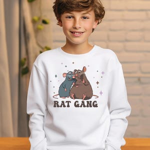 Ratatouille Remy And Emile Rat Gang Sweatshirts, Anyone Can Cook Family Shirt, Disney World Hoodie Gift Hoodie, Ratatouille Youth Sweatshirt image 3