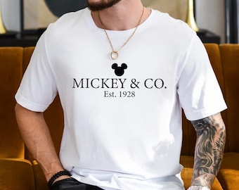 Mickey & Co 1928 Shirt, Disney Ears Shirt, Family Trip, Mickey And Friends Shirt, Disneyland Shirt, Disney World Shirt, Disney Family Shirts