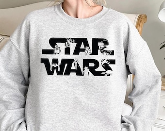 Classic Star Wars Sweatshirts, Disney Classic Sweater, Disneyland Hoodie, Disney Sweatshirt, Star Wars 2025 Hoodie, Family Disney Matching