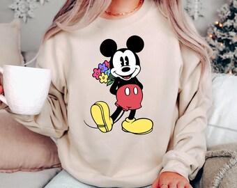 Mickey And Minnie Couple Sweatshirt, Disney Couple Hoodie, Mickey and Minnie Gift, Disney Matching Gift, Disney Family Trip, Disneyland Trip