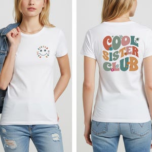 Cool Sister Club Shirt, Cool Aunts Shirt, Aunts Gift, Aunts Birthday Gift, Sister Gifts, Auntie Tee, Aunts T-shirt, Sister Gift, Sister Tee