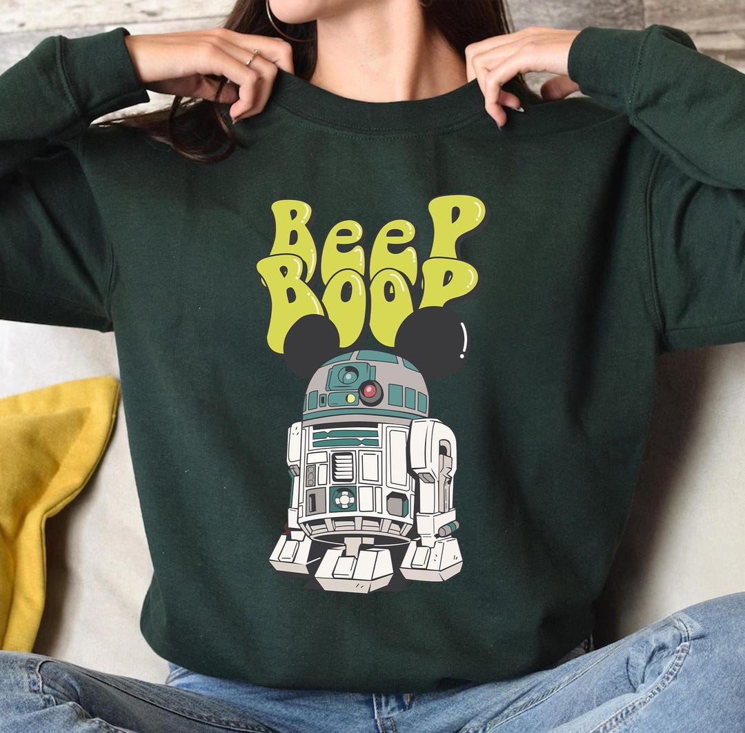 Star Wars Droid R2D2 Beep Boop Sweathirt, Galaxy's Edge Sweat, Disney ...
