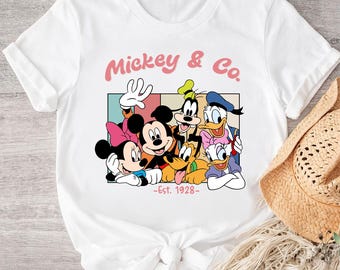 Disney Mickey and Co Est.1928 T-shirt, Disneyland Shirt, Disney Family Shirt, Disney Mickey Mouse and Friends Shirt, Disney Trip Shirt