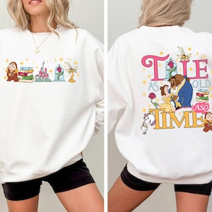 Disney Tale As Old To Time Sweatshirt, Disney Belle Beauty And The Beast Hoodie, Beauty Belle Sweater, Disney Princess Sweat, Princess Belle