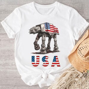 Star Wars Independence Day Tee, Star Wars USA Patriotic Shirt, Disney Fourth Of July Shirt, Star Wars American Flag Shirt, Funny July 4th