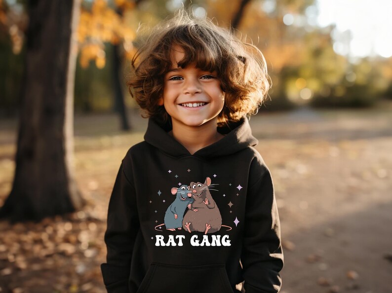 Ratatouille Remy And Emile Rat Gang Sweatshirts, Anyone Can Cook Family Shirt, Disney World Hoodie Gift Hoodie, Ratatouille Youth Sweatshirt image 4