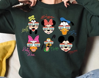 Disney Mickey Friends Sweatshirt, Disneyland Sweater, Disney Family Hoodie, Disney Mickey and Friends Hoodie, Disney Trip Mickey Sweater