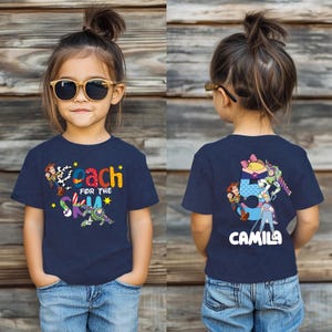 Toy Story Reach For The Sky T-Shirt, Custom Toy Story Birthday Girl Shirt, Disney Toy Story Birthday Shirts, Family Birthday Matching Shirts