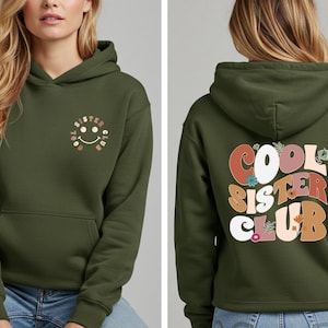 Cool Sisters Club Sweatshirt, Cool Sister Sweater, Cool Sister Club Tee, Gift For Sister, Sister Gift, Gift For Auntie, Aunt Birthday Gifts