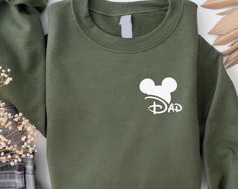 Disney Mickey Dad Sweatshirt ,Funny Disney Dad Sweats, Father&#39;s Day Gift, Dad Hoodie, Gift for Dad, Mickey Disney Sweater, Gift For Dad
