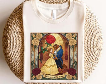 Disney Tale As Old To Time Shirt, Disney Belle T-Shirt, Beauty And The Beast Shirts, Beauty Belle Tee, Disney Princess Shirt, Princess Belle