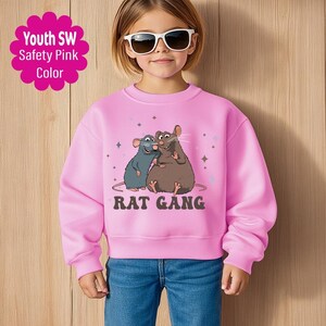 Ratatouille Remy And Emile Rat Gang Sweatshirts, Anyone Can Cook Family Shirt, Disney World Hoodie Gift Hoodie, Ratatouille Youth Sweatshirt image 2