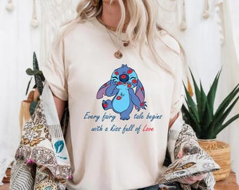 Valentines Day Stitch Shirt, Stitch Valentine Tee, Womens Valentines Day, Lilo And Stitch Tee, Disney Snack Couple Shirt,Valentines Day Gift