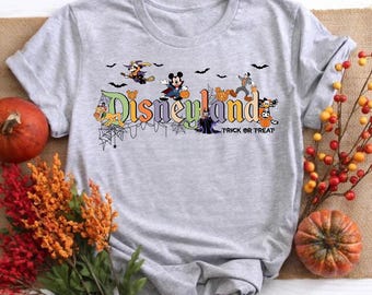 Disneyland Halloween Shirt, 2025 Mickey Disneyland Halloween Party, Halloween Family Matching T-Shirts, Disney Halloween Trip Gift 2025