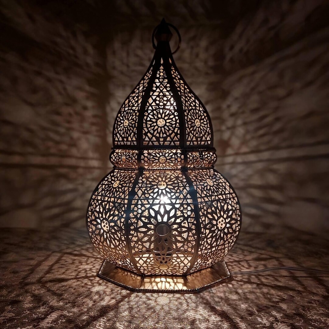 Refined Brass Floor Moroccan Lamp Brass Moroccan Floor Light Solid — free download