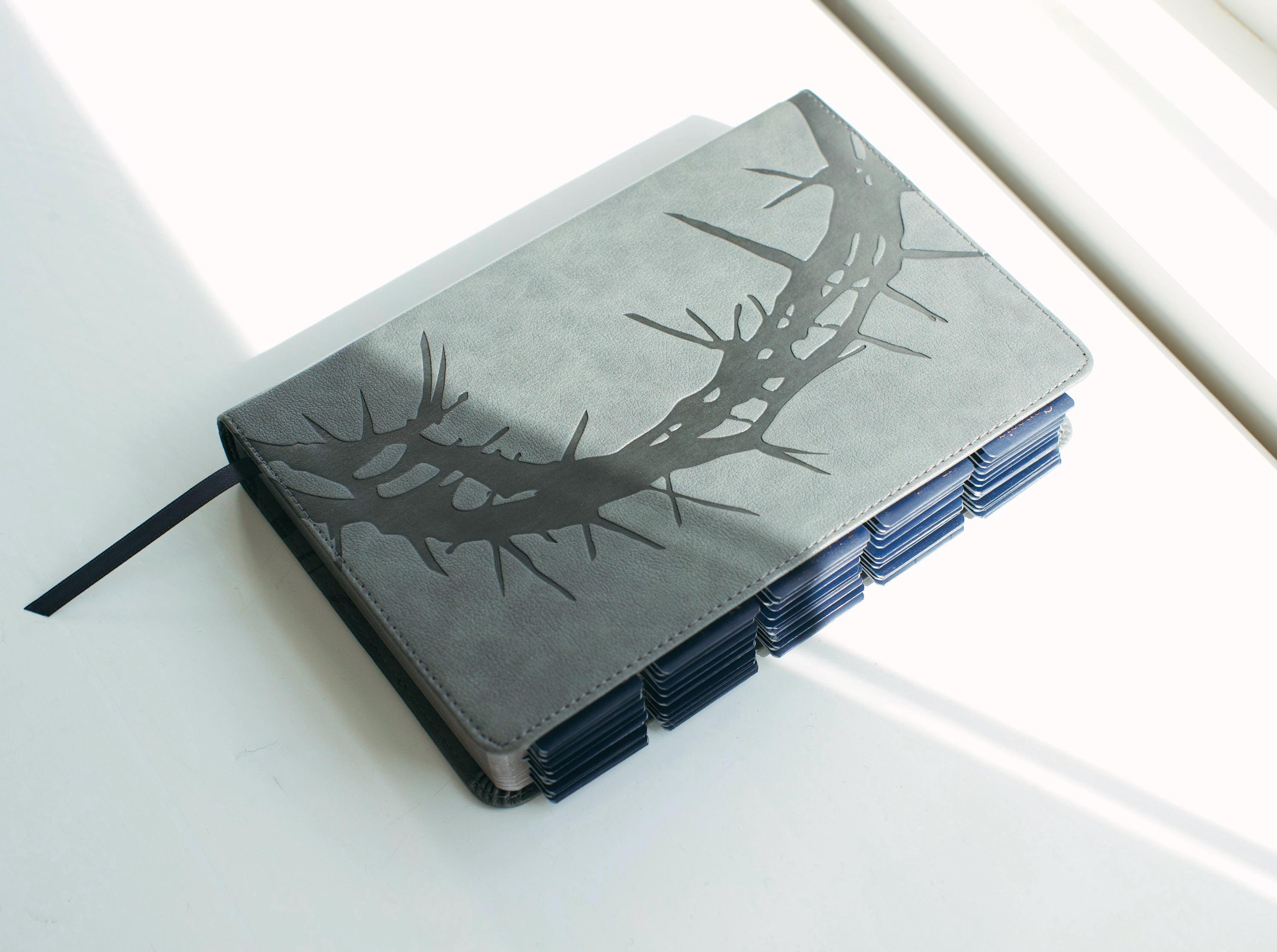 Personalized Black Leather Bible for Men Custom Engraved CSB Bible with Black Tabs Christian Gift for Him with Name Engraving and Tabs