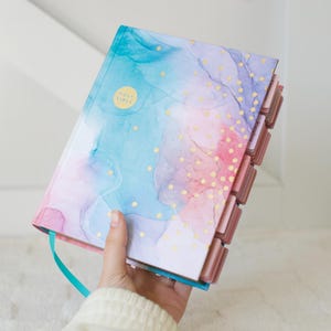 NIV Journaling Bible with Tabs for Women Tabbed Bible Gift Cloth Cover Journal Bible with Tabs English Holy Bible Christian Gift for Her