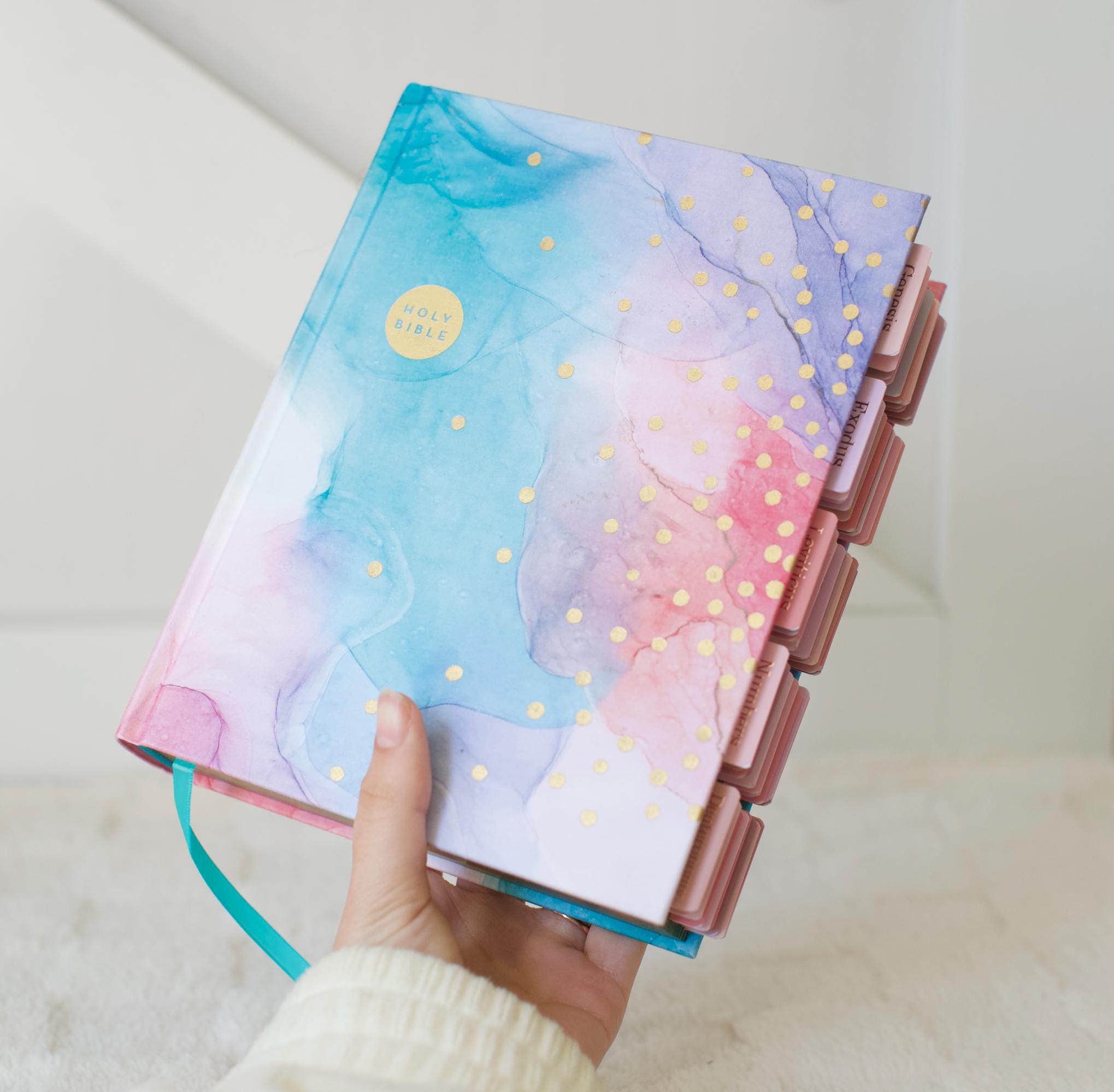 NIV Journaling Bibel mit Tabs für Frauen Tabbed Bibel Geschenk Stoffbezug Journal Bibel mit Tabs Englisch Heilige Bibel christliches Geschenk für Sie