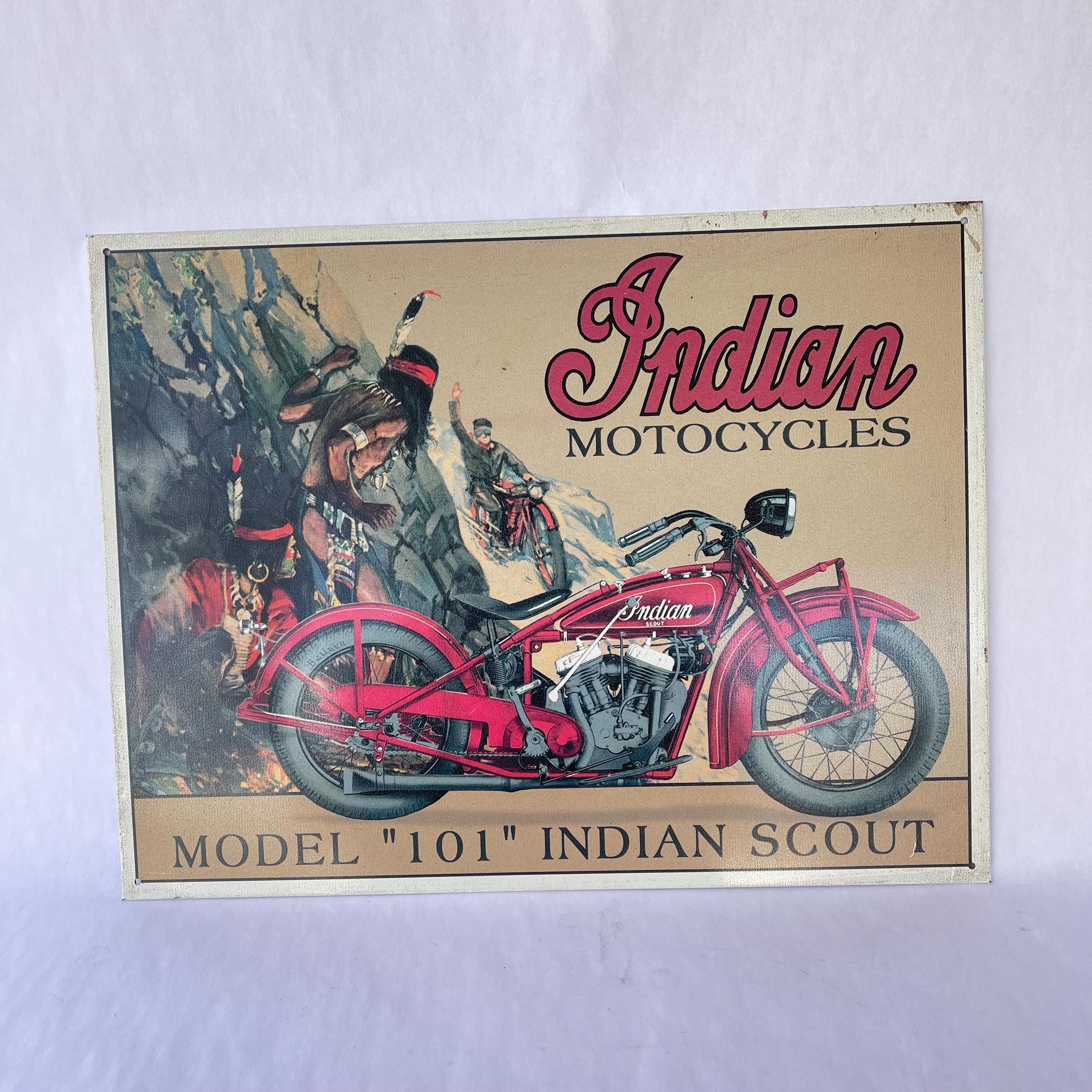 Vintage Indian Tin Signs - Etsy