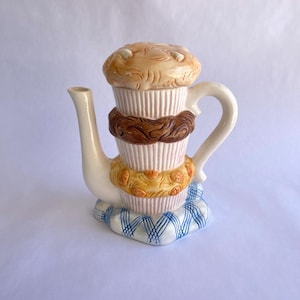 Whimsical Muffin Tea Pot | Cardinal Inc | Tea Party Decor