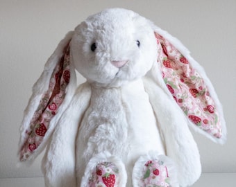 Jellycat Mittelgroßes Blossom Häschen "Beere" - VHTF - RAR - NEU MIT ETIKETT."