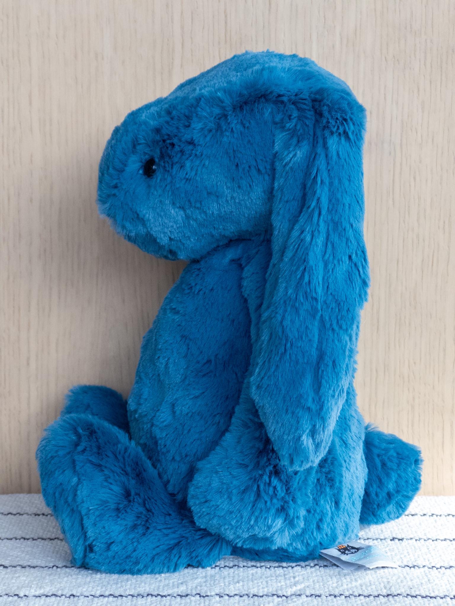 Retired Jellycat Medium Bashful Mineral Blue Bunny HTF NWT - Etsy