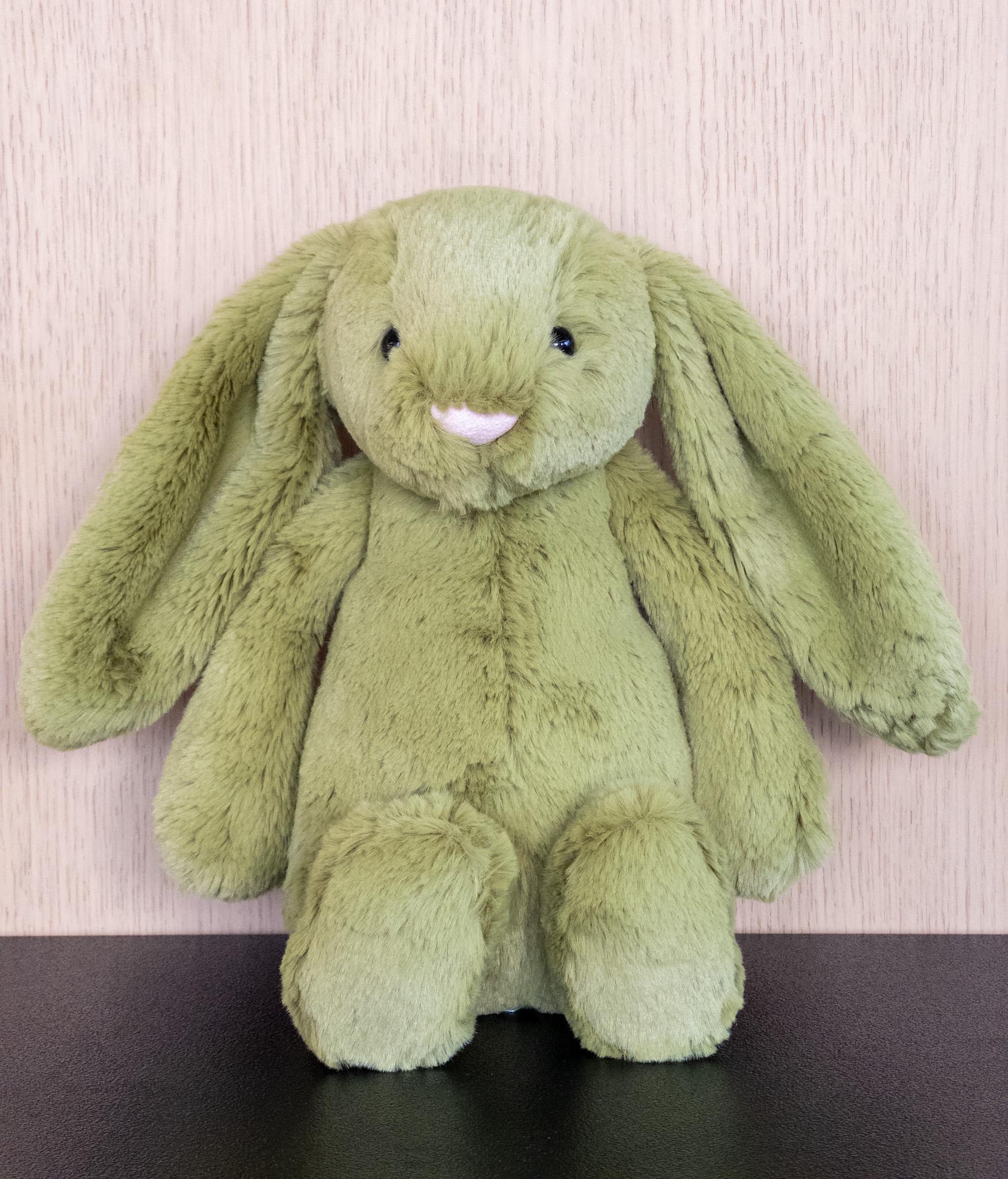 jellycat Medium Bashful Moss Bunny 緑うさぎ