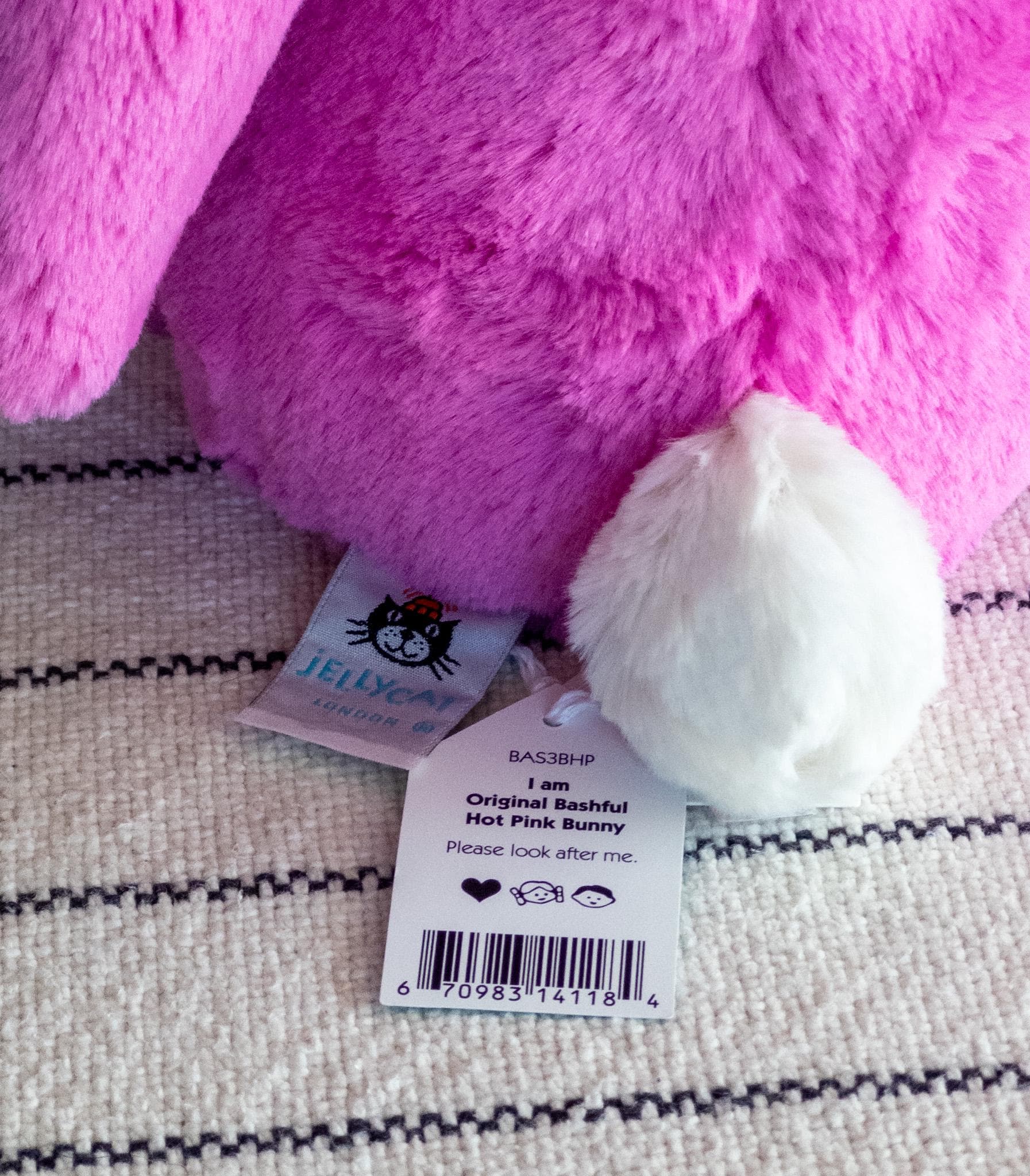 Jellycat Hot Pink Bashful Bunny (medium) VHTF RETIRED NWT - Etsy