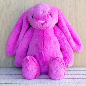Jellycat Hot Pink Bashful Bunny (medium) VHTF RETIRED NWT - Etsy