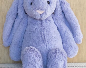 Jellycat Viola Bashful Bunny (Medium) HTF ausverkauft Neu mit Etikett