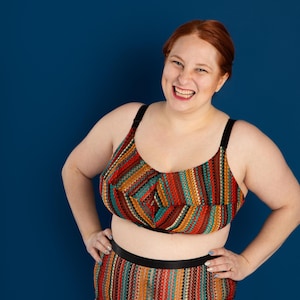 Jet Set Natural Bra Pattern | Full Bust Bra Pattern | Bullet Bra Pattern | Retro Bra Pattern