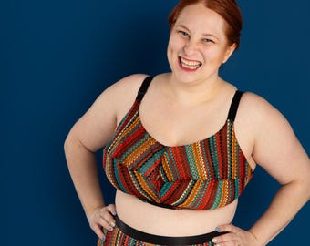 Jet Set Natural Bra Pattern | Full Bust Bra Pattern | Bullet Bra Pattern | Retro Bra Pattern