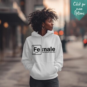 Sweat à capuche femme Iron F-E | Women in STEM, sweat-shirt féministe