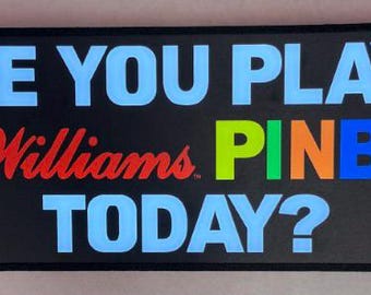 ウィリアムズ バンパーステッカー ピンサイン 特大