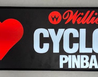 サイクロン バンパーステッカー ピンサイン 特大