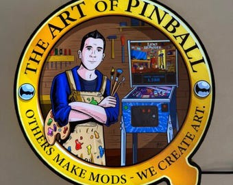 ピンボールの芸術ロゴ（旧）ピンサイン特大