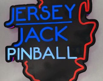 ジャージージャック ピンボール ロゴ ピンサイン 特大