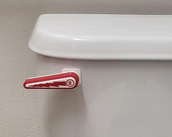 Pin-Flush(tm) ピンボールフリッパートイレレバーアセンブリ