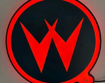 ウィリアムズ ウィングドWロゴ ブラック ピンサイン 特大