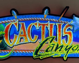 カクタスキャニオンロゴピンサイン 特大