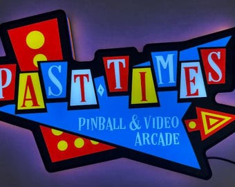 パストタイムズアーケードピンサイン特大