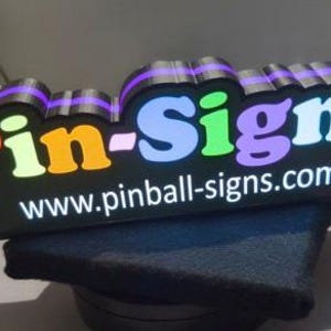 Pin-Signs(tm) Flipper Logo Pin-Schild