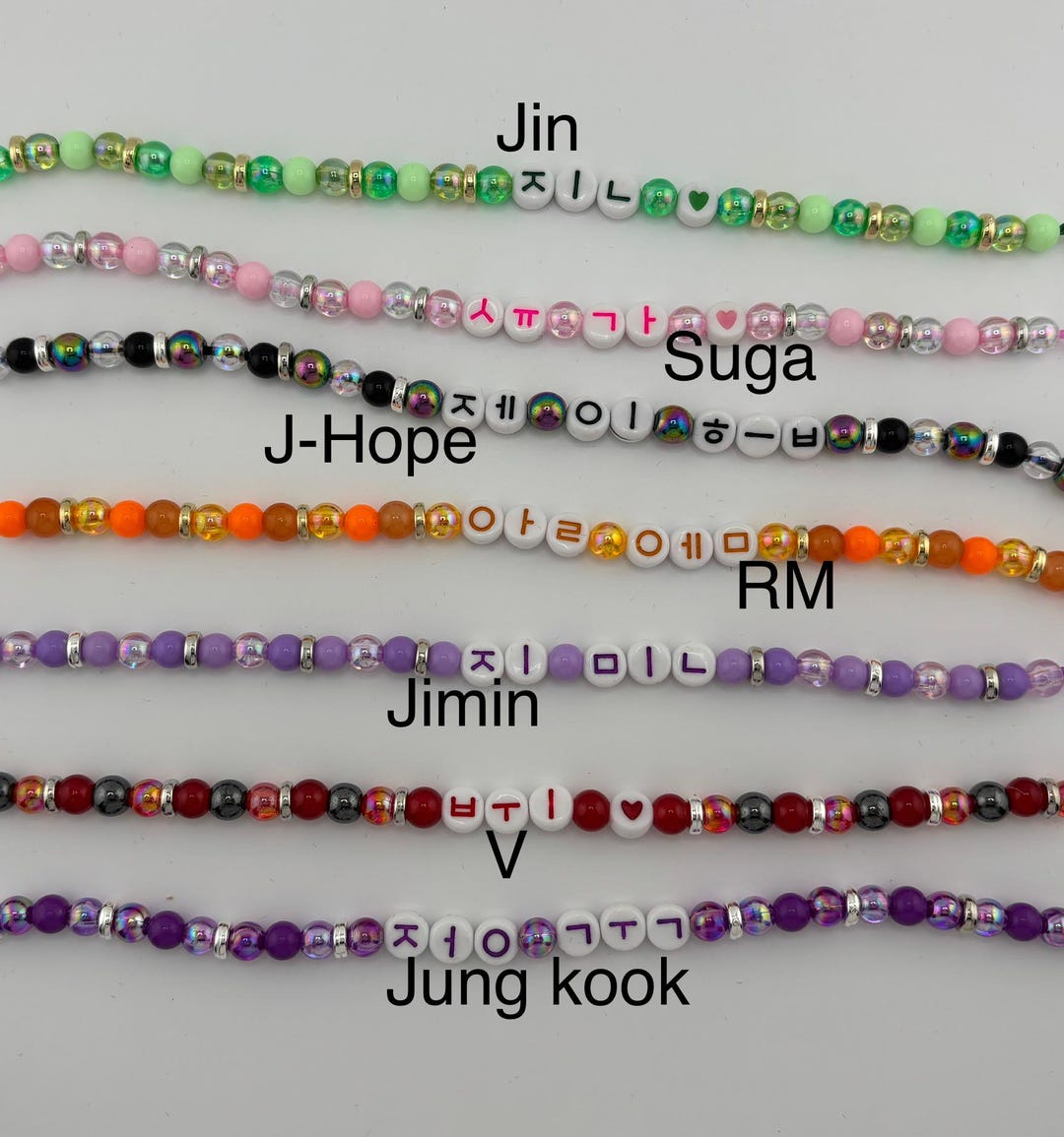 [HARANG]★BTS 着用★HR 303B_Gemstone Beads Bracelet HARANG]☆BTS 着用☆HR 303B_Gemstone Beads Bracelet