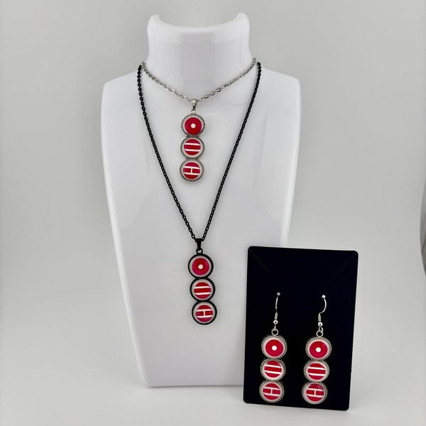 BTS Arirang sieraden, ketting en oorbellen