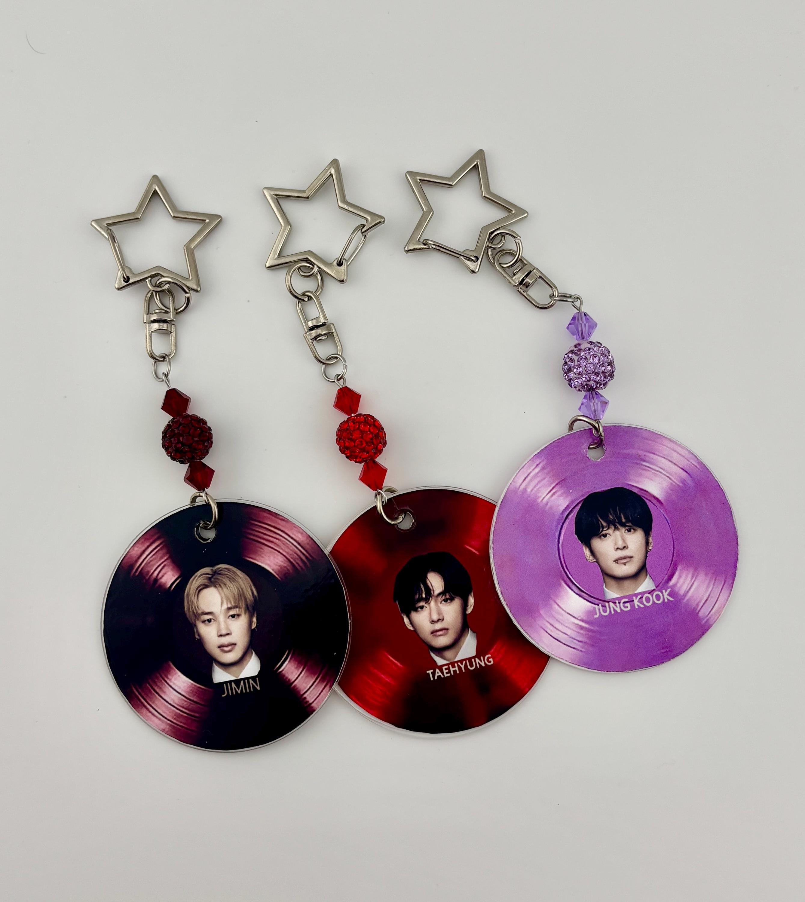 K•᷄ʚ•᷅OZU BTS ジミン アクリルキーリング K•᷄ʚ•᷅OZU BTS ジミン