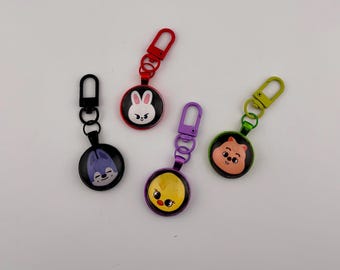 SKZOO glass bubble keychain