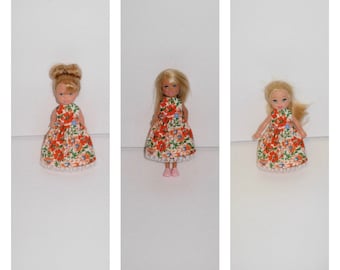 Details about   VTG Mattel Kelly Barbie Small Child Blonde Hair Doll Red Pink Heart Dress 1994 