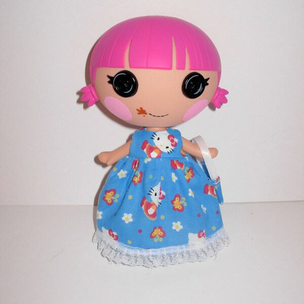 Cute Hello Kitty dress and bag for lalaloopsy little.